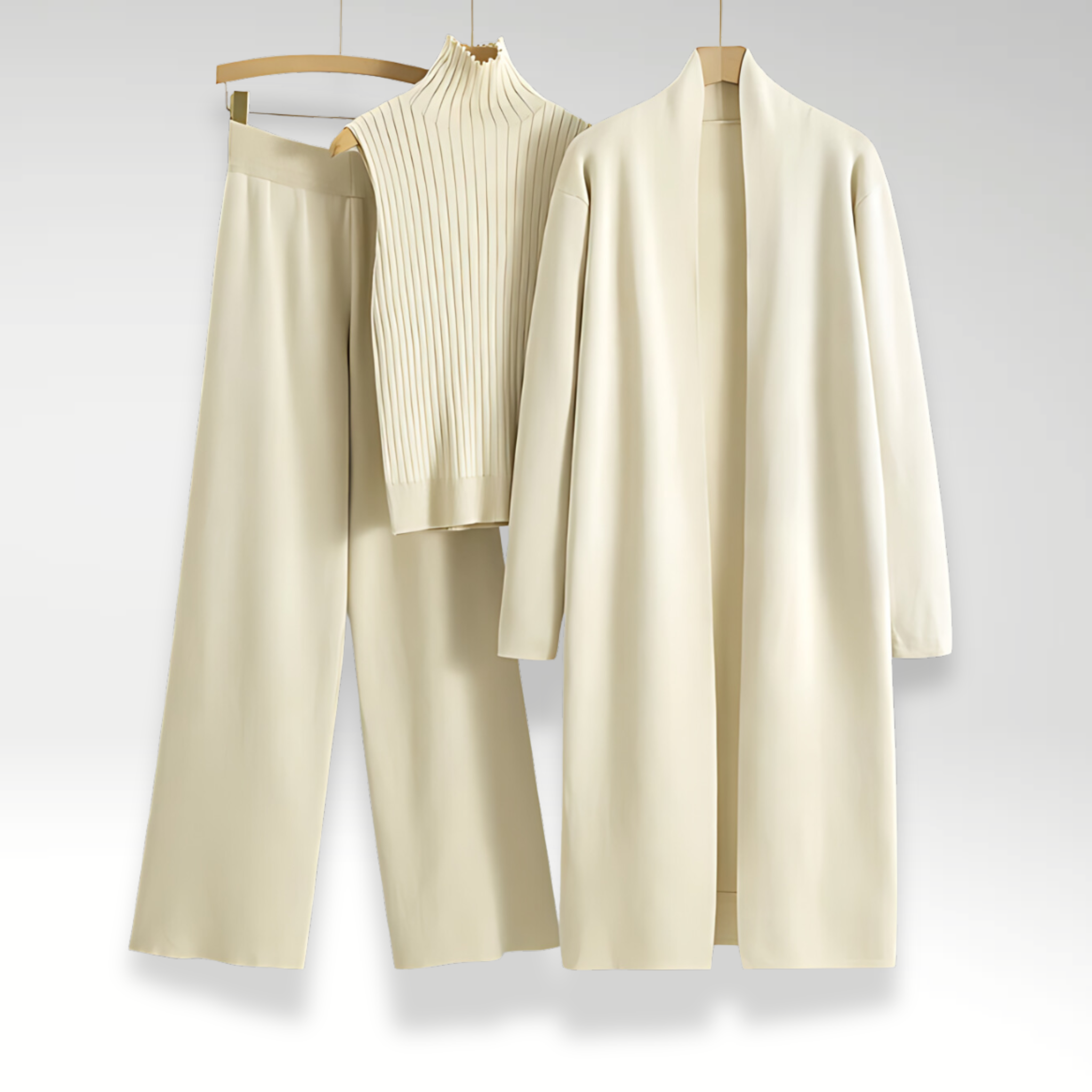 Evelyn | Třídílná luxusní pletená souprava