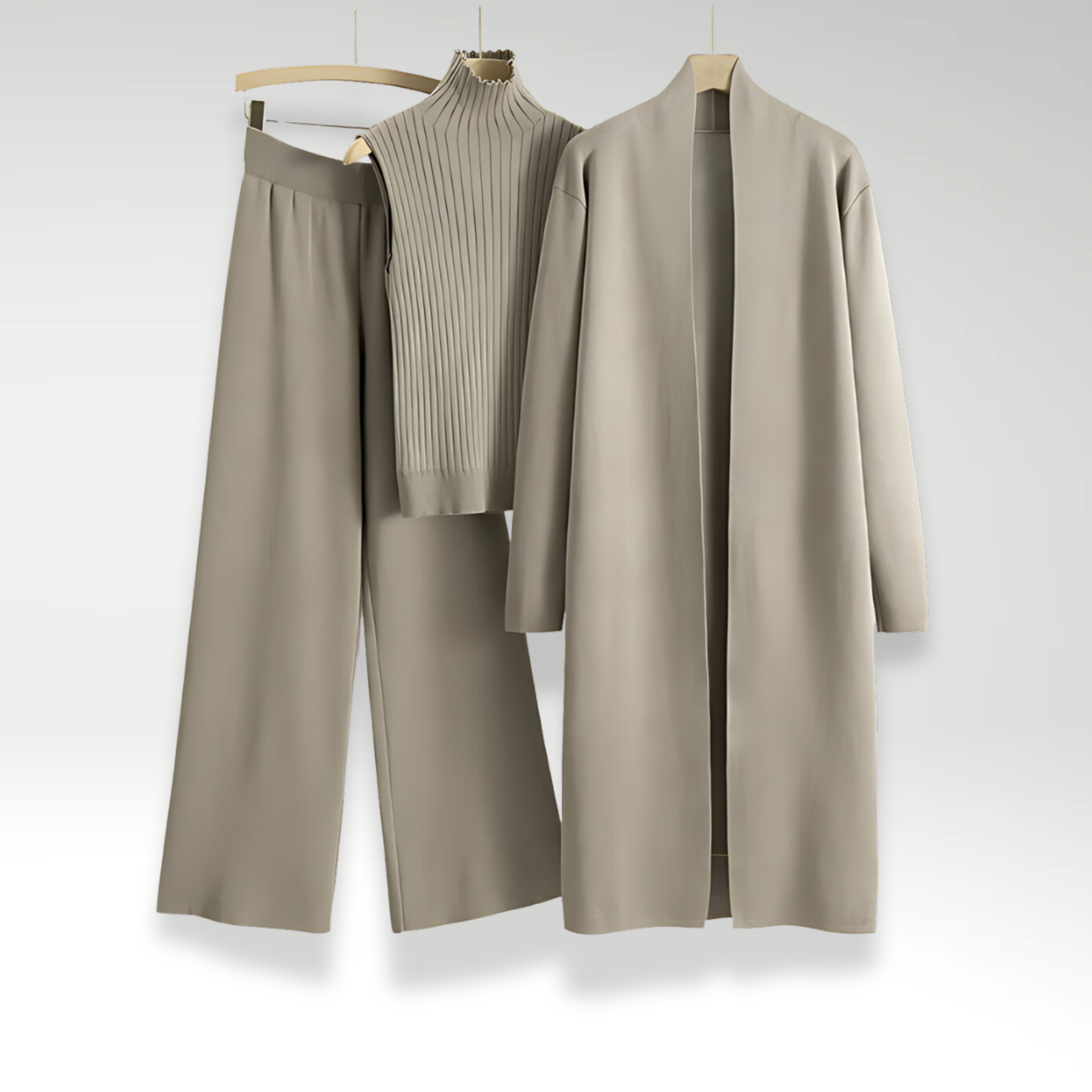 Evelyn | Třídílná luxusní pletená souprava