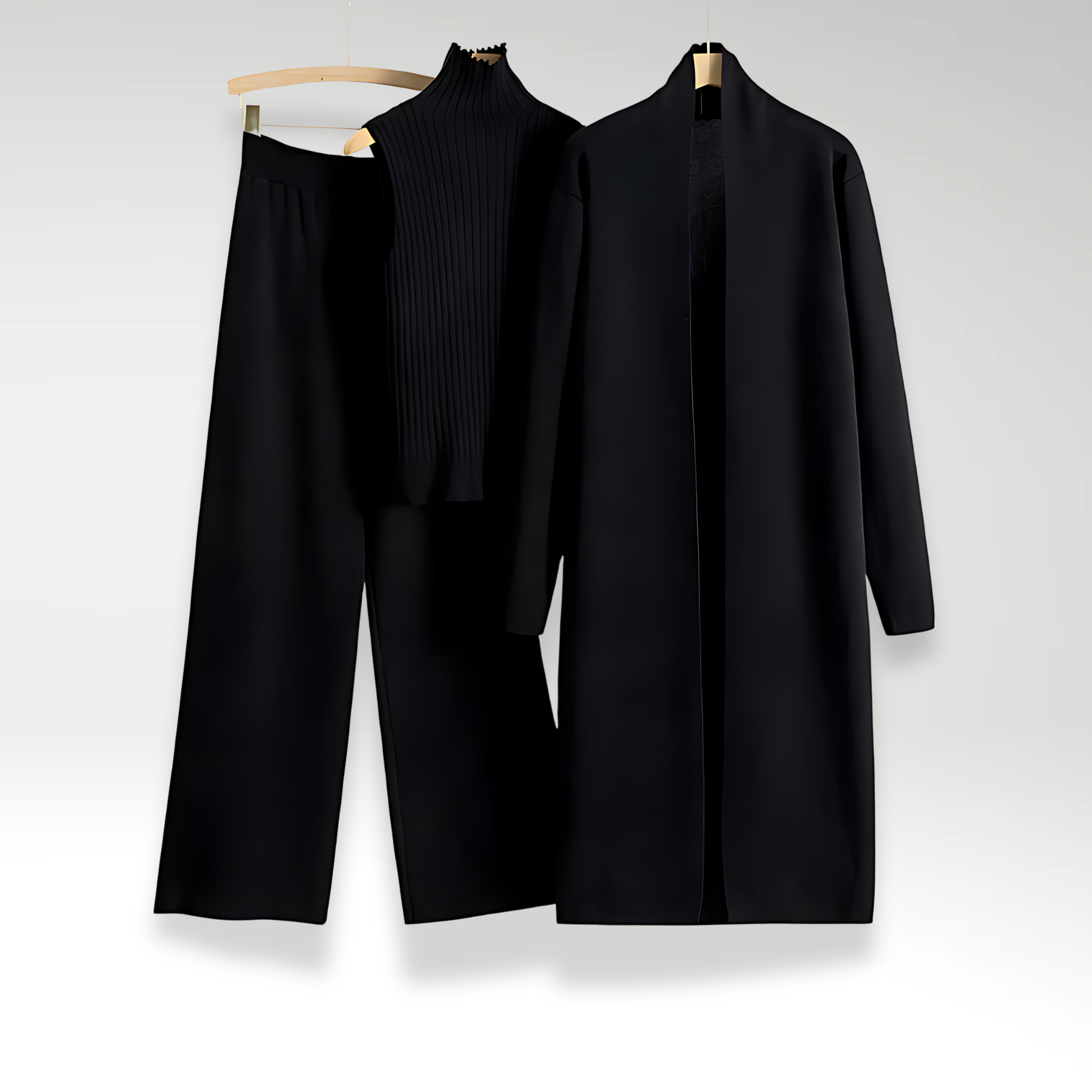 Evelyn | Třídílná luxusní pletená souprava