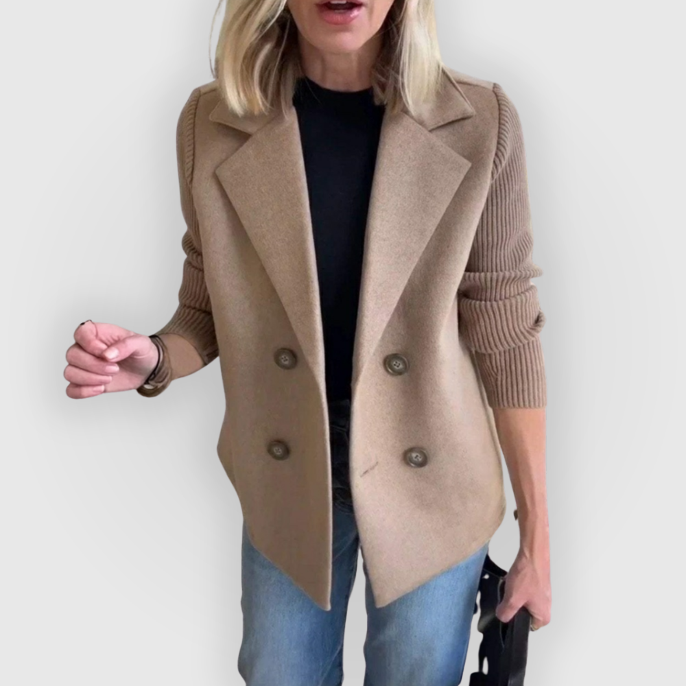 Amora | Elegantní pletený rukávový blazer